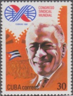 1992.9- * CUBA 1992. MNH. CONGRESO SINDICAL MUNDIAL. LAZARO PEÑA. - Nuevos