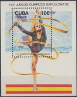 1992.21- * CUBA 1992. MNH. SPECIAL SHEET. OLIMPIC GAMES. OLIMPIADAS BARCELONA. - Ongebruikt