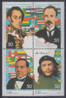 1993.19- * CUBA 1993. MNH. INTEGRACION LATINOAMERICANA. ERNESTO CHE GUEVARA. ERROR. LETRAS BORRADAS DE MARTI. - Nuovi