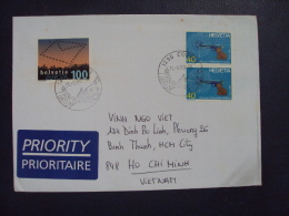 Switzerland Cover With Weapon Stamp - Lettres & Documents