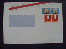 Switzerland Cover With Some Stamps - Briefe U. Dokumente