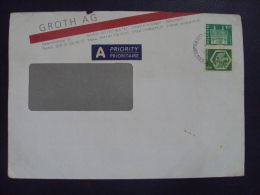 Switzerland Cover With Bird Stamp - Briefe U. Dokumente