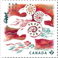 2015 Canada Astrology New Chinese Year Ram Single Stamp MNH - Unused Stamps