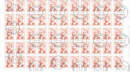 Cuba  1996  Patriots: Antoni Maceo  (o) Complete Sheet X 99 - Blocks & Sheetlets