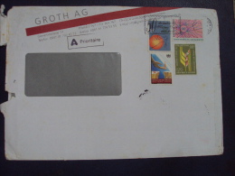 Switzerland Cover With Hand Stamp - Brieven En Documenten