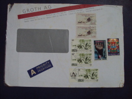 Switzerland Cover With Hologram Stamp - Brieven En Documenten