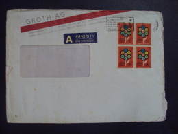 Switzerland Cover With United Nations Stamps - Lettres & Documents