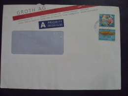 Switzerland Cover With Balloon Stamp - Briefe U. Dokumente