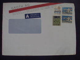 Switzerland Cover 1999 With Airplane / Plane Stamp - Cartas & Documentos