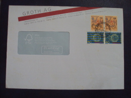 Switzerland Cover With Tele Communication Stamp - Briefe U. Dokumente