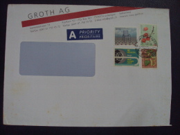 Switzerland Cover With Fruit Stamp - Briefe U. Dokumente