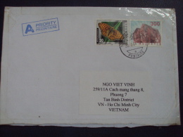 Switzerland Cover With Butterfly Stamp - Lettres & Documents