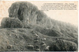 15. Carlat. Vue Panoramique Du Grand Rocher Basaltique - Carlat