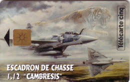 FRANCE PRIVEE 5U GN235 ESCADRON DE CHASSE CAMBRESIS RAFALE TIGRE TIGER NEUVE MINT  LUXE - 5 Einheiten