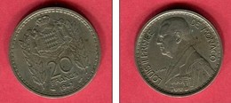 20 FRANCS   ( KM 124 ) TB 4 - 1922-1949 Luigi II