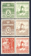 ##K740. Denmark 1937. Dybbøl Coprints From Booklet. 3 Pairs. Michel W5-7. MNH(**) - Ungebraucht