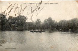 91. Vert Le Petit. L'étang Chez Villette. Coin Haut Droit Abimé - Vert-le-Petit