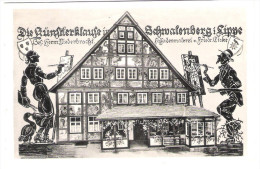 Deutschland - Malerstädchen Schwalenberg - Lippe - Restaurant "  Künstlerklause " - Detmold