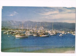 26528 ( 2 Scans ) Yacht Harbor Santa Barbara California - Southern California's Coast Range Forms - Santa Barbara