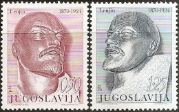 YUGOSLAVIA 1970 Birth Centenary Of Lenin MNH - Neufs