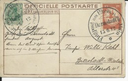 1912 - CARTE PHOTO De La FAMILLE De La GRANDE DUCHESSE Par AVION Des POSTES DU RHIN - Private & Local Mails