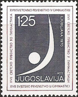 YUGOSLAVIA 1970 17th World Gymnastics Championships Ljubljana Slovenia MNH - Neufs