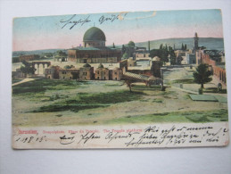 JERUSALEM  ,schöne Karte  Um  1905 - Ehemalige Dt. Kolonien