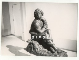Sculpture De Faune Au Serpent Cliché  Mat Sur Ilford De Déc 1984- 12 X 9 Cm Env BE - Albums & Collections