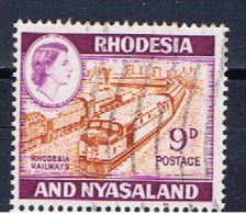 Rhodesien & Nyassaland+ 1959 Mi 26 E-Lok - Rhodesia & Nyasaland (1954-1963)