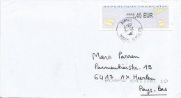 France 2012 La Varenne Post Office Meter Franking EMA Olivetti “PR2” Cover - 2000 « Avions En Papier »