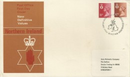 Great Britain North Ireland 1976 Definitives Addressed FDC - FDC