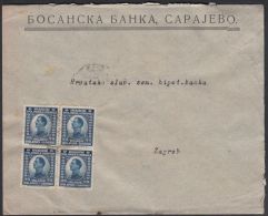 Yugoslavia 1924, Cover Sarajevo To Zagreb W./ Postmark Sarajevo - Covers & Documents