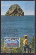 = La Martinique Rocher Du Diamant Carte Postale 1er Jour 972 Diamant 20.6.70 N°1644 Mer Et Le Rocher - Altri & Non Classificati