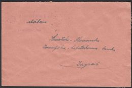 Yugoslavia 1924, Stampless Cover Vinkovci To Zagreb W./ Postmark Vinkovci - Lettres & Documents