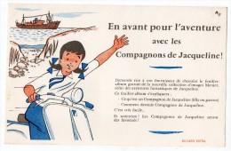 Buvard - Les Compagnons De Jacqueline - Chocolat Menier - Cocoa & Chocolat