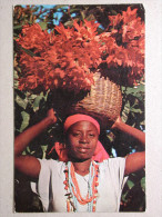 Haiti, Young Haitian Flower Vendor - Haiti
