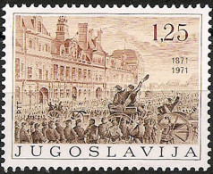 YUGOSLAVIA 1971 Centenary Of Paris Commune MNH - Unused Stamps