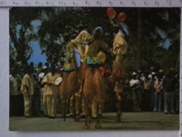Cart -  Africa - Nigeria - Lagos - Agere ( Stilt ) Dancers. - Nigeria