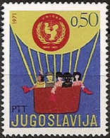 YUGOSLAVIA 1971 Children’s Week 25th Anniversary Of U.N.I.C.E.F.,MNH - Unused Stamps