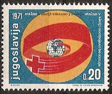 YUGOSLAVIA 1971 RED CROSS Surcharge MNH - Ongebruikt