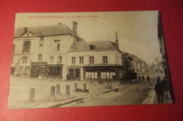 C P Moulins La Marche Place De L'eglise Et Grande Rue - Moulins La Marche