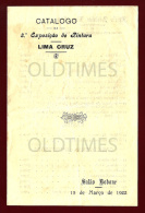 PORTUGAL - LISBOA - SALAO BOBONE - CATALOGO DA 3a EXPOSIÇAO DE PINTURA DE LIMA CRUZ - 1922 CATALOGUE - Portugal