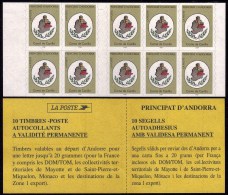 Andorre Français 1996 - Carnet Yvert  Nr. C6 (478)    Michel Nr. MH 0-6 (499) - Carnets