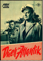 Das Neue Film-Programm Von Ca. 1951  -  "Duell Im Atlantik"  -  Mit Robert Mitchum , Curd Jürgens - Zeitschriften
