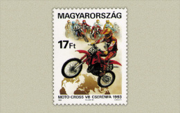 Hungary 1993. Moto-cross Stamp MNH (**) Michel: 4240 / 0.70 EUR - Nuevos