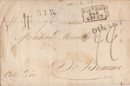 PAYS BAS   LETTRE COMPLETE SANS  CORRESPONDANCE  1826 - ...-1852 Prephilately