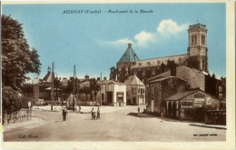 Aizenay Rond Point De La Bascule Publicités Crédit Lyonnais , Petit Beure LU LU - Aizenay