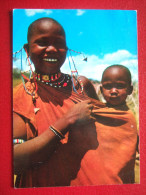 TANZANIE - AFRICAN MOTHER AND CHILD - FEMME AVEC SON ENFANT. - Tanzania