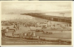 ANGLETERRE .  WESTERN GARDENS . AND PIER . RYDE  . ISLE OF WIGHT - Sandown