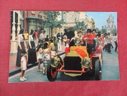 Disneyworld   Mickey Mouse Riding Down Main Street  ---  ---ref  1649 - Disneyworld